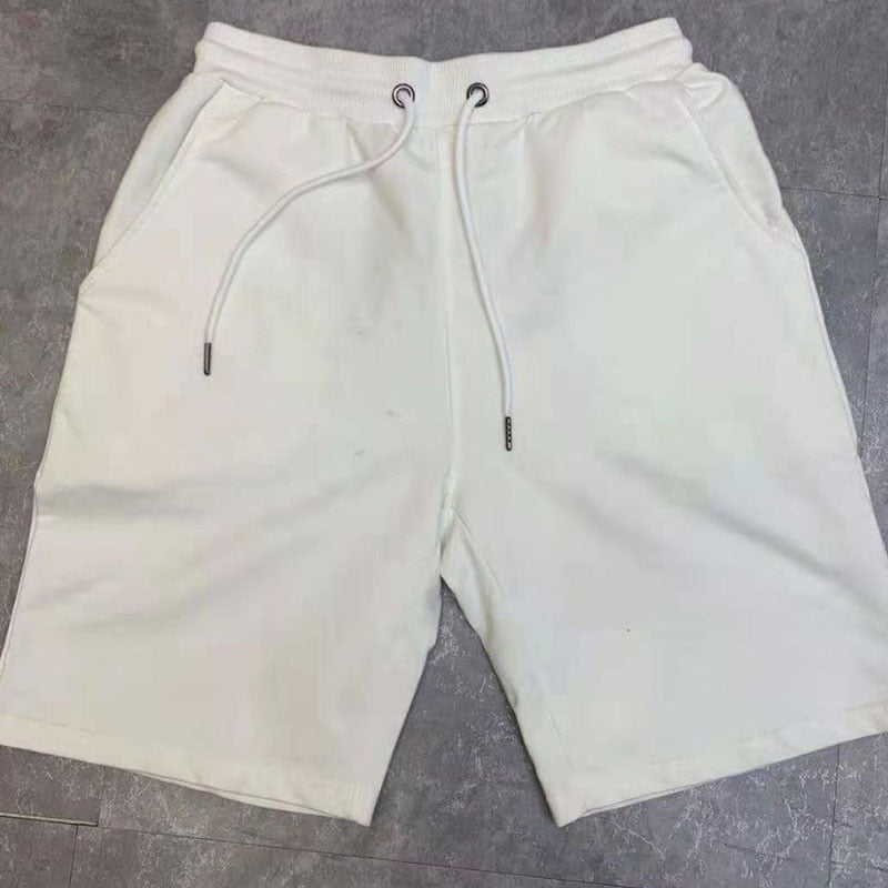 Cotton Soft Waist White Pink Casual Shorts
