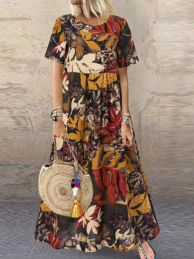 Women's Printed Fashion Summer Maxi Dresses