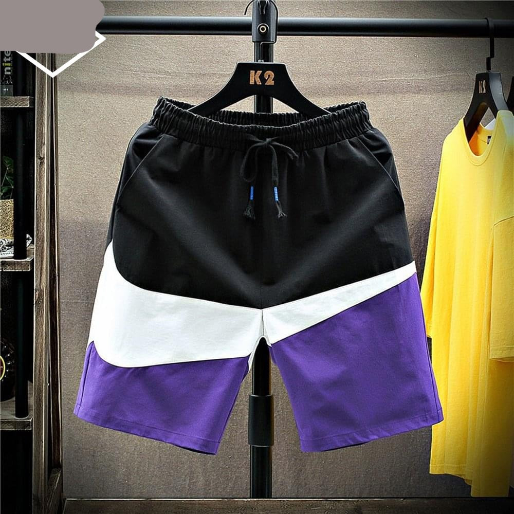 Summer Men Sport Cotton Loose Casual Shorts