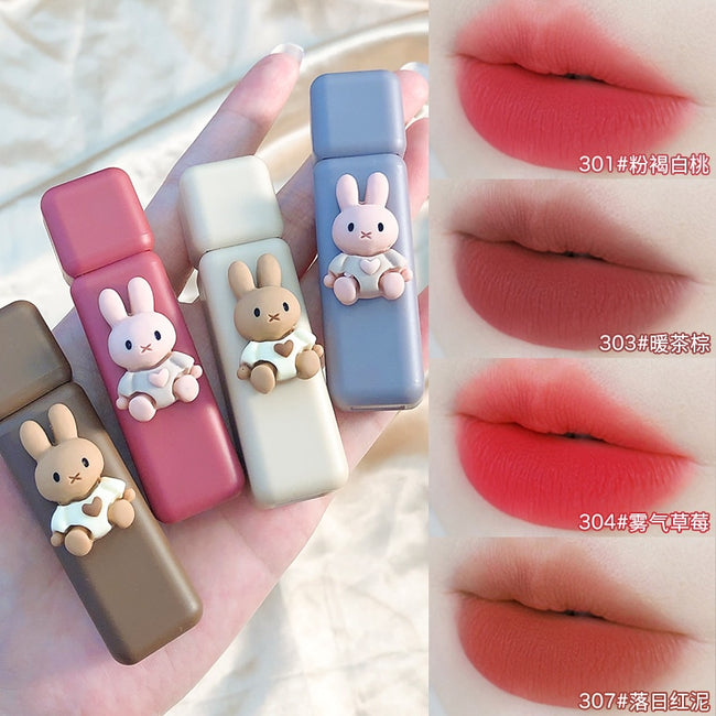 Cartoon Cute Matte Velvet Liquid Lipsticks